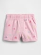 babyGap Pull-On Embroidered Denim Shorts