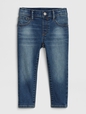 Toddler Elasticized Pull-On Slim Taper Jeans with Washwell™