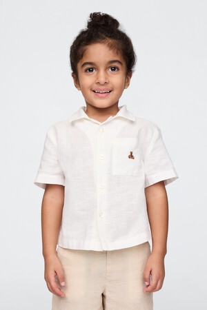 Baby & Toddler Linen-Cotton Cabana Shirt
