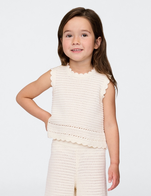 Baby & Toddler Scalloped Crochet Top