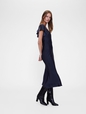 GAP STUDIO WASH FLUTER SLEEVE MIDI DRESS