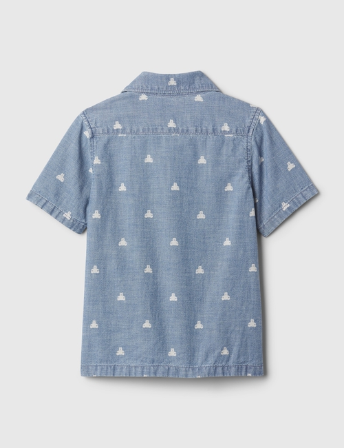 babyGap Print Denim Shirt