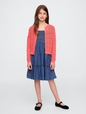 Girls Pointelle Cardigan