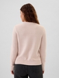 Cable-Knit Crewneck Sweater