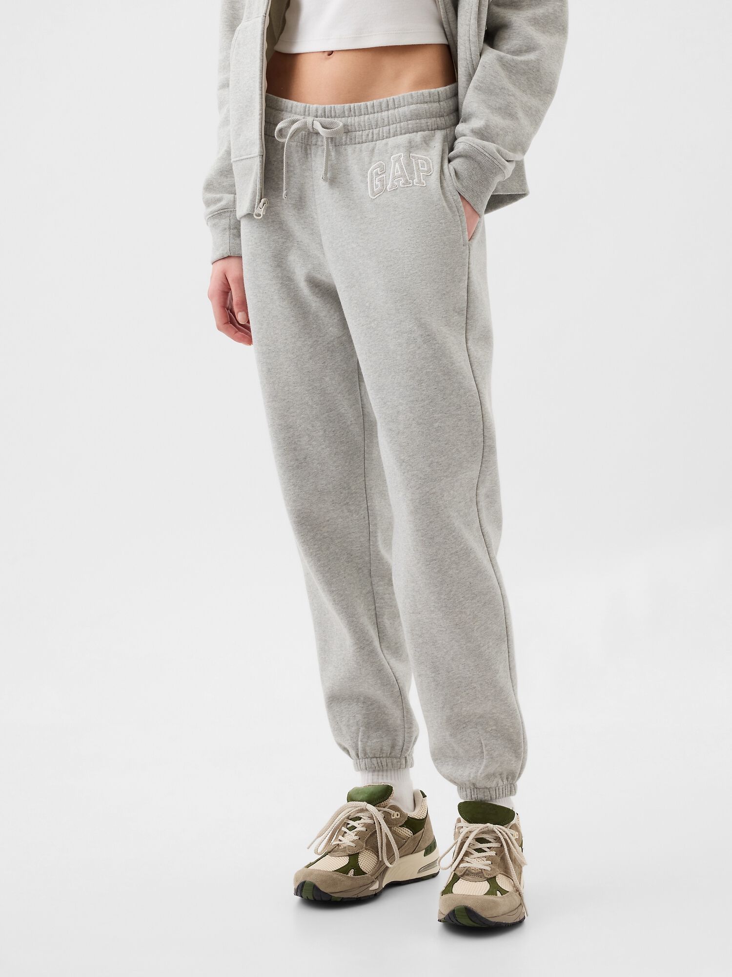 Shop Gap Logo Fleece Joggers for Women GAP UAE