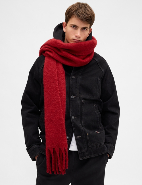 Brushed Fringe Scarf
