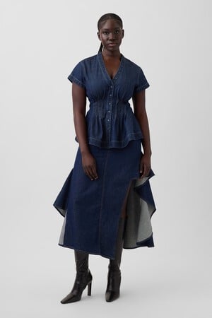 GAP X HFR IGDALYAH DRAPED SKIRT LIMTED EDITION