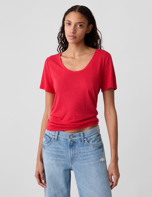 Women Linen T-shirt