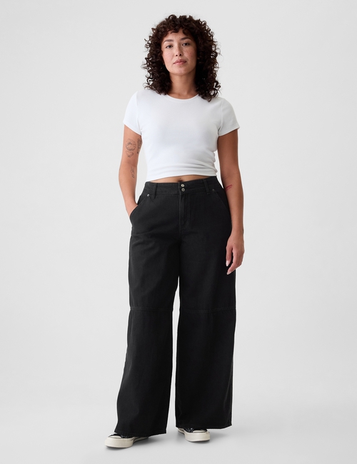 Mid Rise UltraSoft Baggy Jeans
