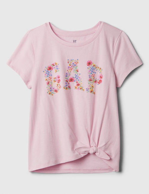 Kids Gap Logo Knot-Tie T-Shirt