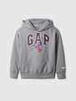 GapKids &#124 Relaxed Marvel Spider-Man Logo Hoodie