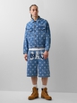 GAP X PROJ A POLKA DOT DENIM SHORT