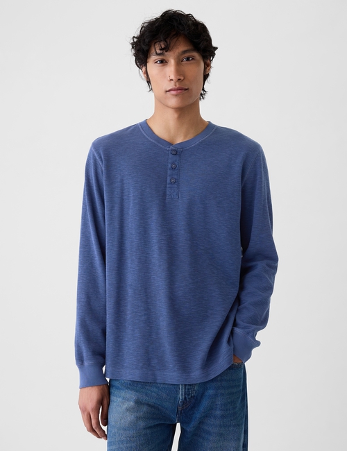 Waffle Henley T-Shirt