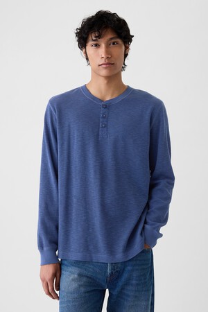 Waffle Henley T-Shirt
