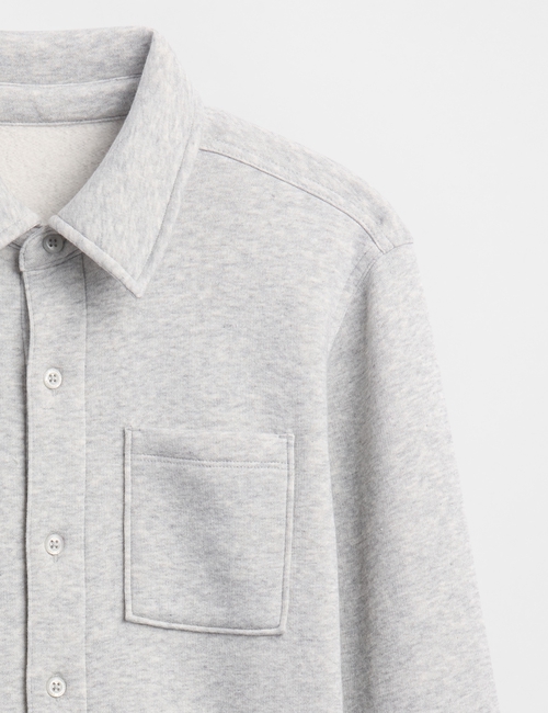 Kids Cozy Button-Front Shirt