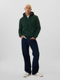Gap Logo Sherpa-Lined Zip Hoodie