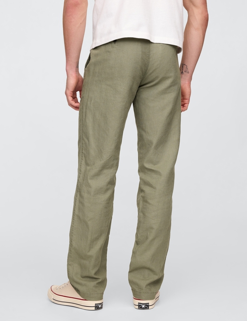 Linen-Cotton Khakis