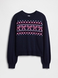 Kids Relaxed Intarsia Sweater