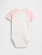 Baby Organic Cotton Gap Logo Raglan Bodysuit