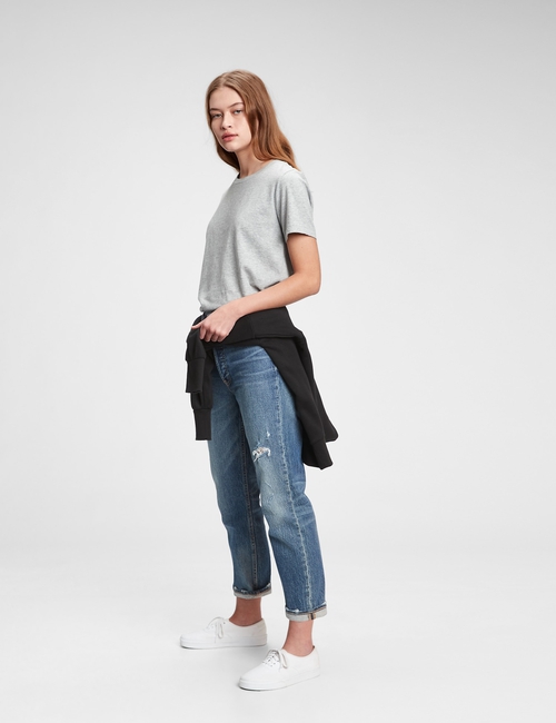 Organic Cotton Vintage Crewneck T-Shirt