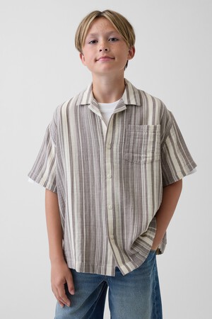 Kids Cotton Gauze Shirt