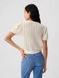 Gap × DÔEN Linen-Blend Pointelle Sweater