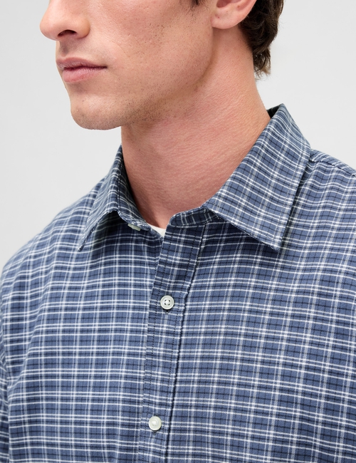 Relaxed Straight-Hem Oxford Shirt