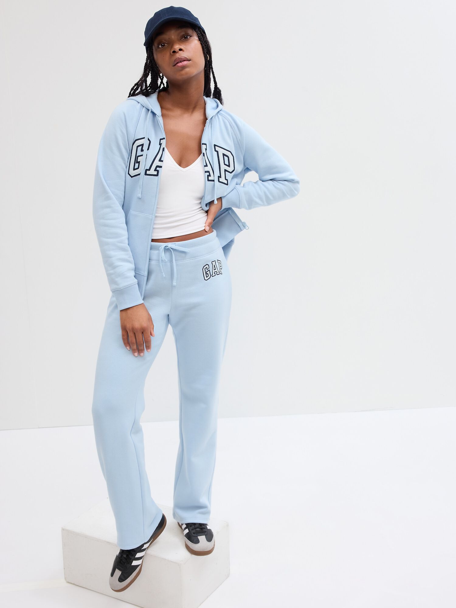 Shop Gap Logo Straight Sweatpants for Women GAP UAE