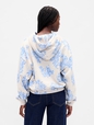 VintageSoft Crop Logo Hoodie