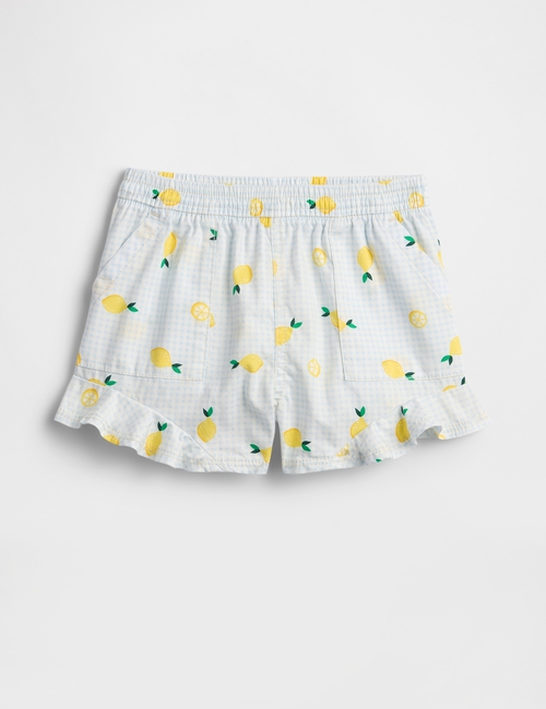 babyGap Chambray Ruffle Pull-On Shorts