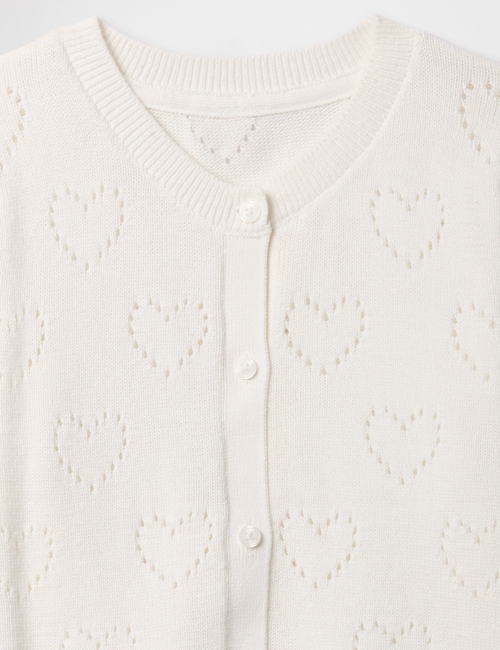 babyGap Pointelle Heart Cardigan