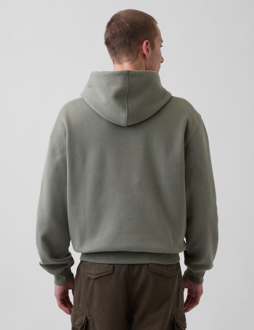 VintageSoft Oversized Logo Hoodie