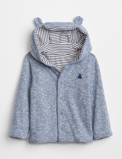 Baby Favorite Reversible Bear Hoodie Sweatshirt