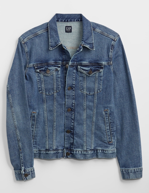 Icon Denim Jacket with GapFlex