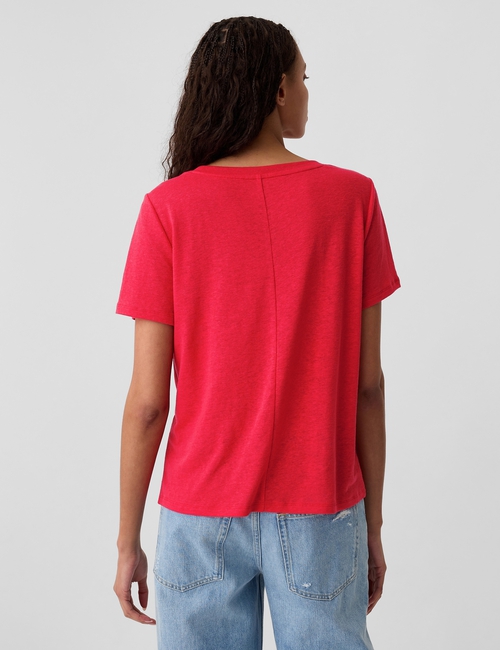 Women Linen T-shirt