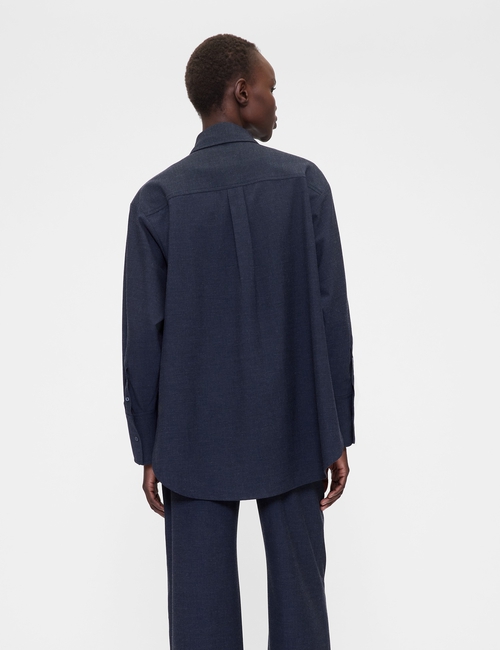 GAP STUDIO TROPICAL WOOL BIG SHIRT
