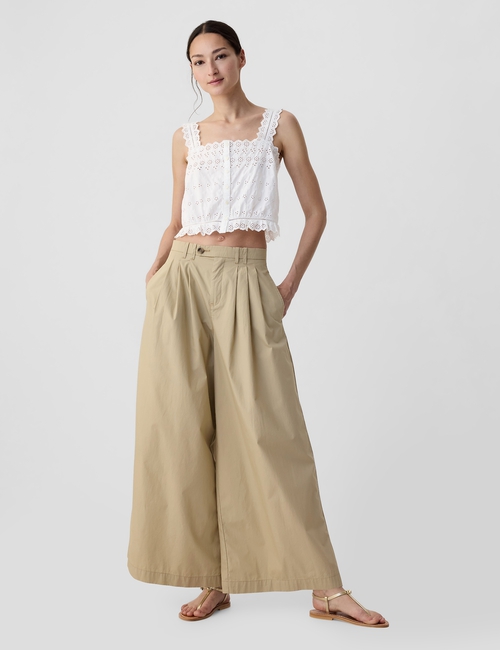 Gap × DÔEN High Rise Khaki Trousers