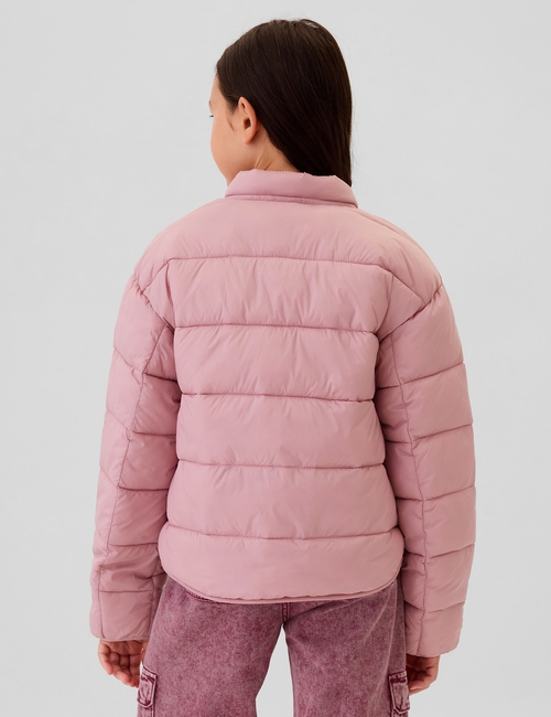 Kids Recycled Lightweight PrimaLoft® Puffer Bomber Jacket