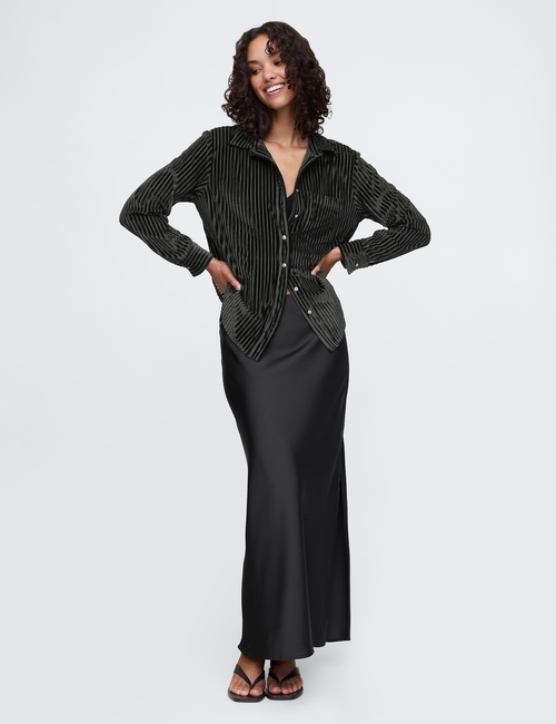 Velvet Relaxed Shirt