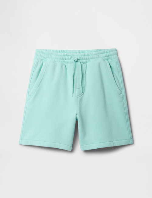 Kids Washed-Fleece Pull-On Shorts