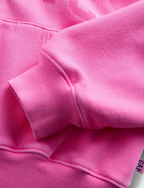 Kids VintageSoft Oversized Logo Zip Hoodie