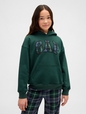 Kids VintageSoft Relaxed Plaid Logo Hoodie