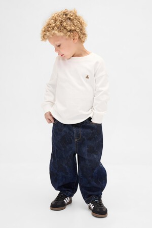 Baby & Toddler Pull-On Barrel Jeans