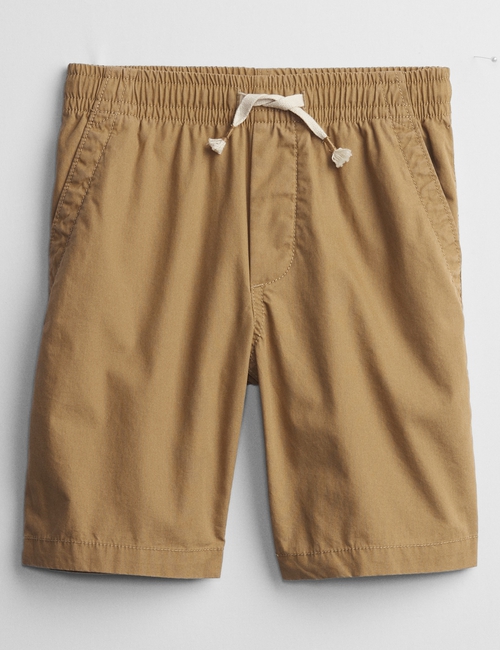 Kids Poplin Pull-On Shorts