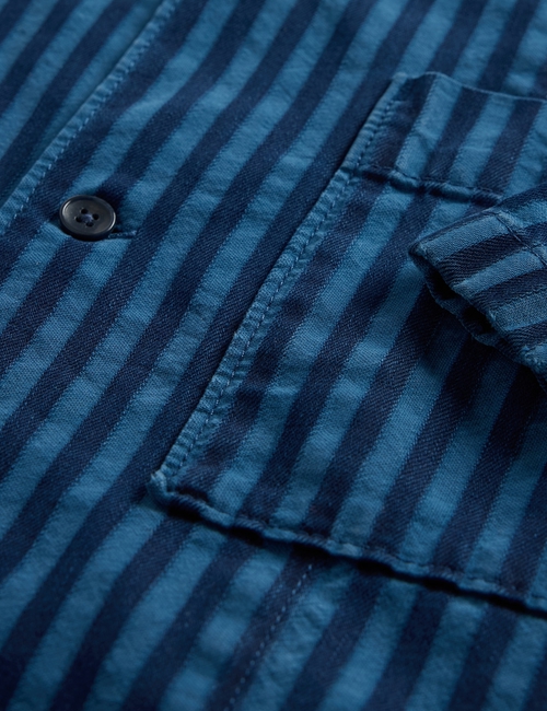 SS DENIM - NAVY STRIPE