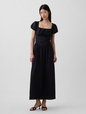 SS DROPWAIST LINEN MAXI DRESS