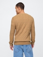 CashSoft Cable-Knit Crewneck Sweater