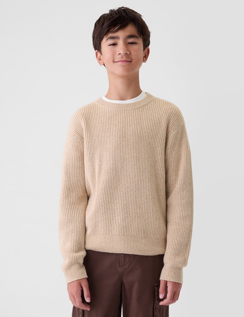CashSoft Rib Crewneck Sweater
