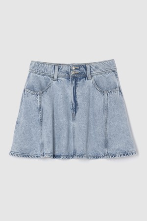 Kids UltraSoft Denim Circle Skirt