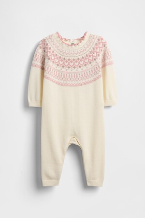 Baby Fair Isle Sweater One-Piece